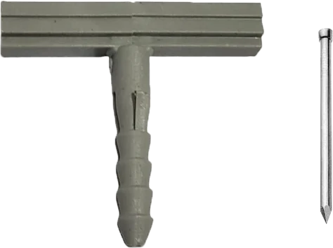 Bucha T com Prego 13x15mm