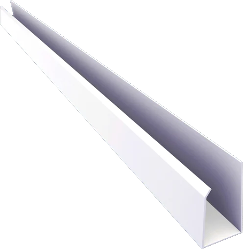 Cantoneira de PVC Perfil U
