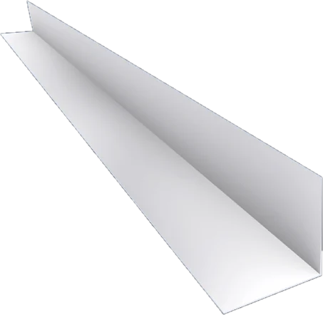 Cantoneira de PVC Perfil V 25mm