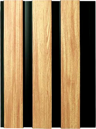 Painel Ripado Premium Black Interno Cedro Rosa