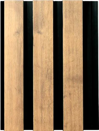 Painel Ripado Premium Black Interno York
