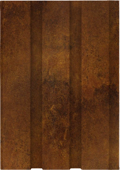 Painel Ripado Premium Externo Aço Corten