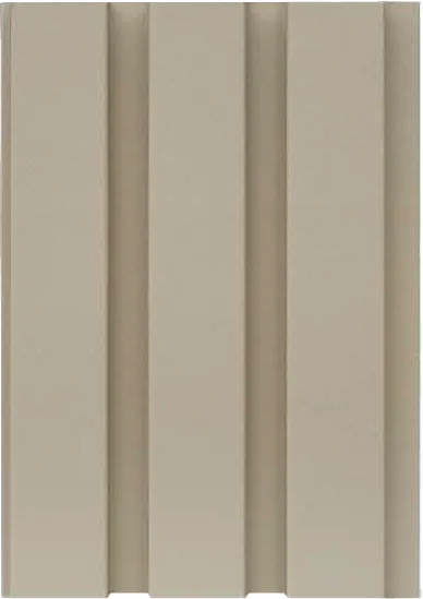 Painel Ripado Premium Externo Cinza