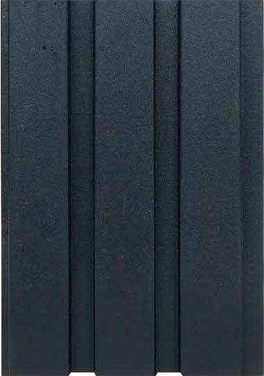 Painel Ripado Premium Externo Preto