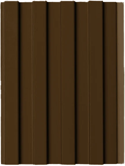 Painel Ripado Slim Externo Bronze