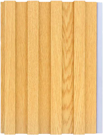 Painel Ripado Slim Externo Carvalho
