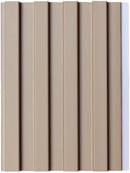Painel Ripado Slim Externo Cinza