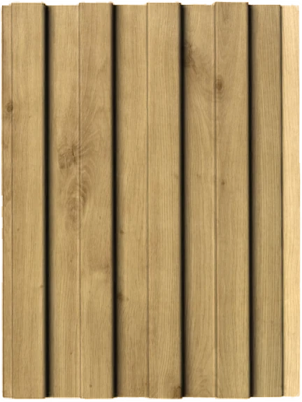 Painel Ripado Slim Externo Maple