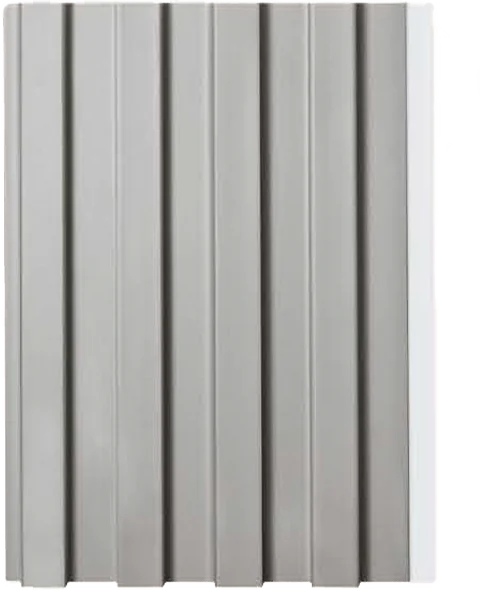 Painel Ripado Slim Interno Cinza